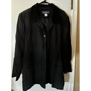 Maggie McNaughton Women's Lightweight Black Jacket/Blazer, Size 18W